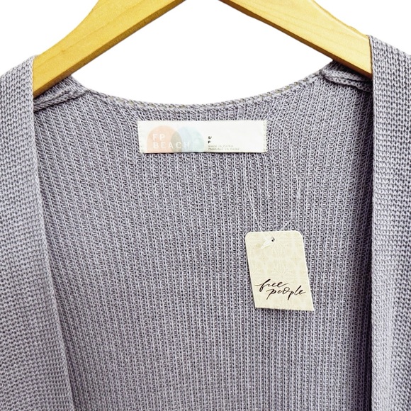 NWT Free People Beach Open Front Duster Cardigan - Picture 3 of 4